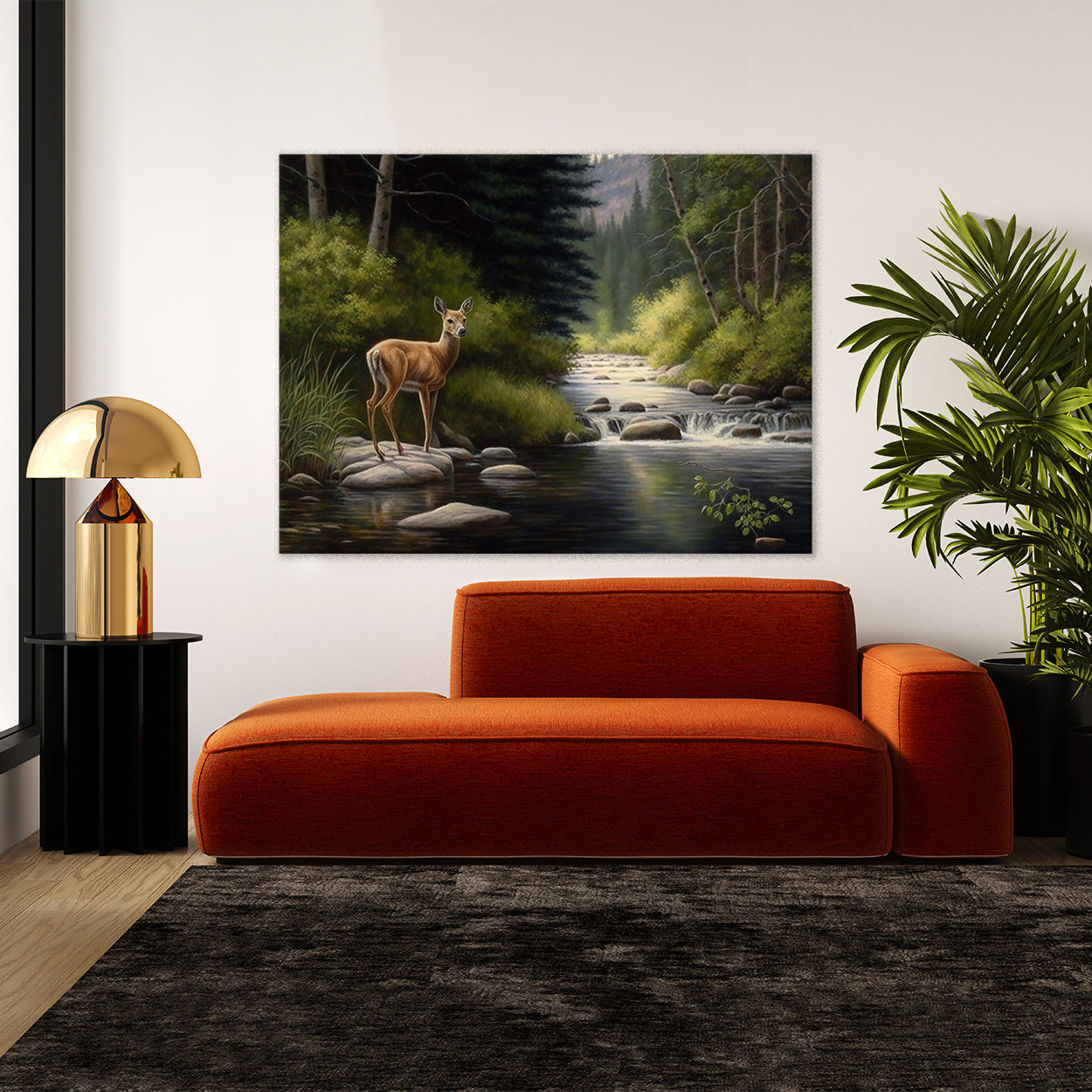 Deer Realistic Of Doe 8 Wall Art