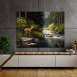 Deer Realistic Of Doe 8 Wall Art