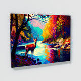 Deer Vibrant 6 Wall Art