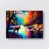 Deer Vibrant 6 Wall Art