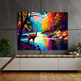 Deer Vibrant 6 Wall Art