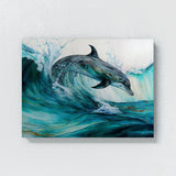 Dolphin Beautiful Scene 14 Wall Art
