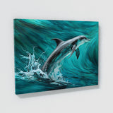 Dolphin Beautiful Scene 9 Wall Art