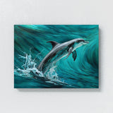 Dolphin Beautiful Scene 9 Wall Art