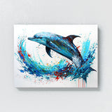 Dolphin Dynamic Freedom Joy 23 Wall Art