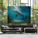 Dolphin Realistic Wonder 24 Wall Art