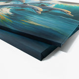 Dolphin Vibrant Lively 21 Wall Art