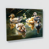 Duck Colorful Pond Dragonfly 16 Wall Art