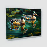 Duck Pond Reflections 1 Wall Art