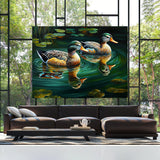 Duck Pond Reflections 1 Wall Art