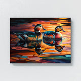 Duck Pond Reflections 12 Wall Art