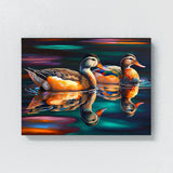 Duck Pond Reflections 14 Wall Art
