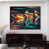 Duck Pond Reflections 14 Wall Art
