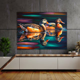 Duck Pond Reflections 14 Wall Art