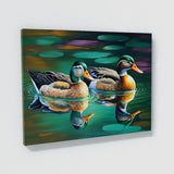 Duck Pond Reflections 21 Wall Art