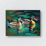Duck Pond Reflections 21 Wall Art