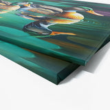 Duck Pond Reflections 21 Wall Art