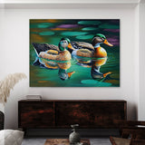 Duck Pond Reflections 21 Wall Art