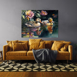 Duck Pond Reflections 9 Wall Art