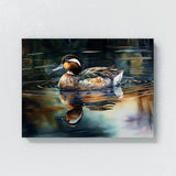 Duck Pond Water Reflections 7 Wall Art