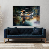 Duck Pond Water Reflections 7 Wall Art