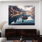 Duck Realistic Lake 17 Wall Art
