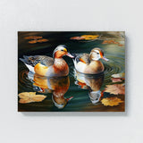 Duck Realistic Pond Reflections 11 Wall Art
