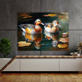 Duck Realistic Pond Reflections 11 Wall Art