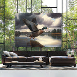 Duck Realistic Sky 4 Wall Art
