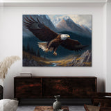 Eagle Atmospheric Bald 5 Wall Art