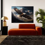 Eagle Atmospheric Bald 6 Wall Art