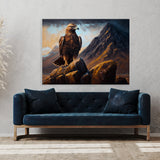 Eagle Atmospheric Golden 19 Wall Art