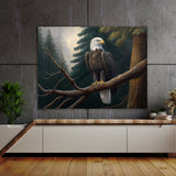 Eagle Realistic Bald 12 Wall Art