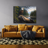 Eagle Realistic Bald 22 Wall Art