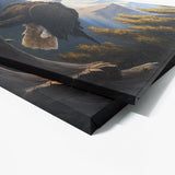 Eagle Realistic Bald Scene 2 Wall Art