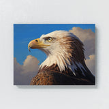 Eagle Realistic Head 7 Wall Art