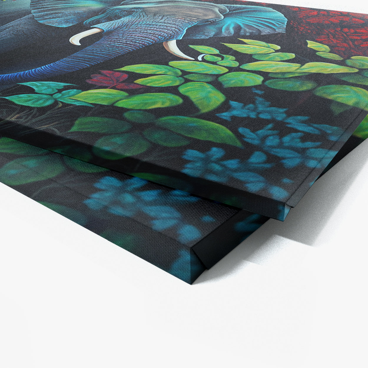 Elephant Jungle Colorful 15 Wall Art