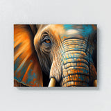 Elephant Realistic Colorful 1 Wall Art