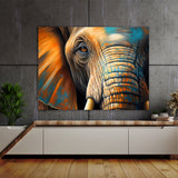 Elephant Realistic Colorful 1 Wall Art