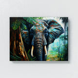 Elephant Realistic Jungle 25 Wall Art