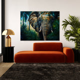 Elephant Realistic Jungle 27 Wall Art