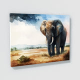 Elephant Savanna Realistic 22 Wall Art