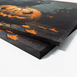 Black Cat Pumpkin 15 Wall Art