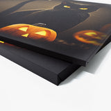 Black Cat Pumpkin 4 Wall Art