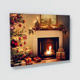 Christmas Fireplace 1 Wall Art