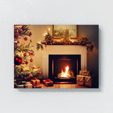 Christmas Fireplace 1 Wall Art