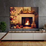 Christmas Fireplace 1 Wall Art