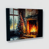 Christmas Fireplace 5 Wall Art