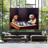 Dogs Poker Chess 3 Wall Art