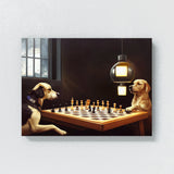 Dogs Poker Chess 4 Wall Art